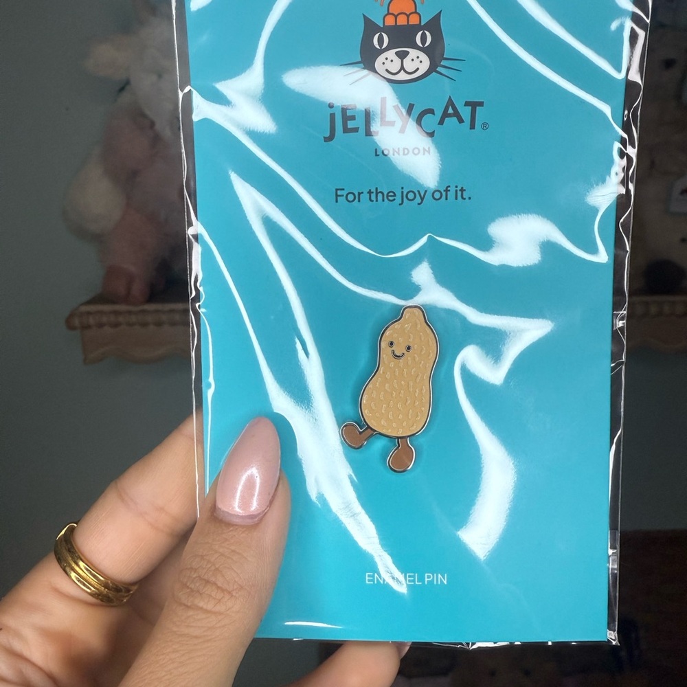 Jellycat Amuseables Peanut Enamel Pin